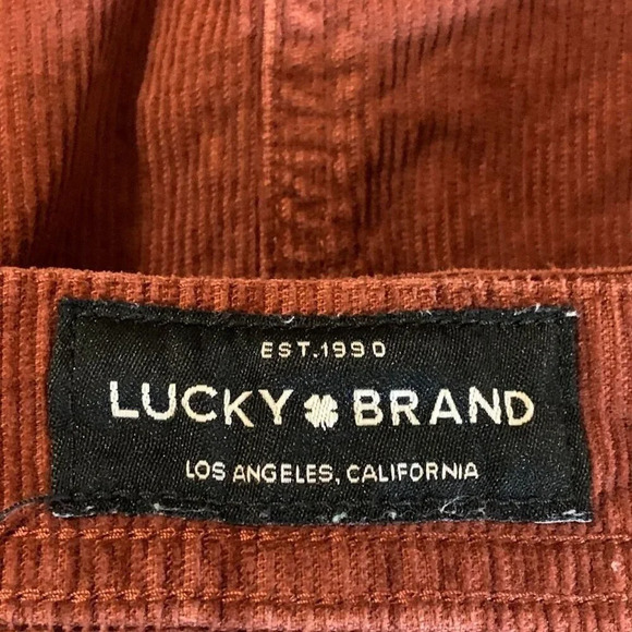 Lucky Brand Women's A Line Cotton Corduroy Button Front Mini Skirt Size 0 - Picture 8 of 14